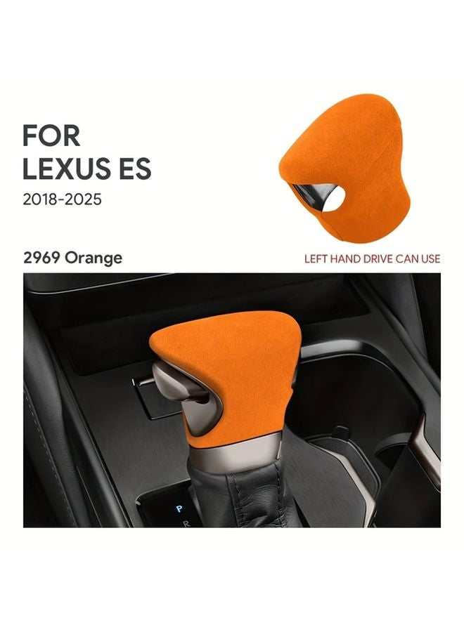 Bright Red Gear Shift Knob Cover For LEXUS ES 2018 2025 Automatic Left Hand Drive - Image 5